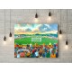 Dumbarton FC Boghead Park Stadium Wall Art Canvas